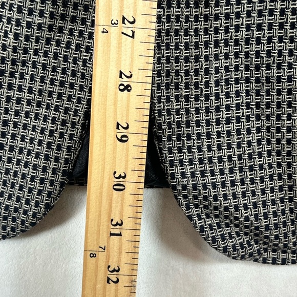 Bachrach 46R Wool & Silk Blend Black and Gray Patterned Blazer Sport Coat - Picture 6 of 10